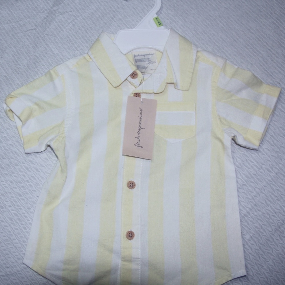 First Impressions 3-6months old boy shirt